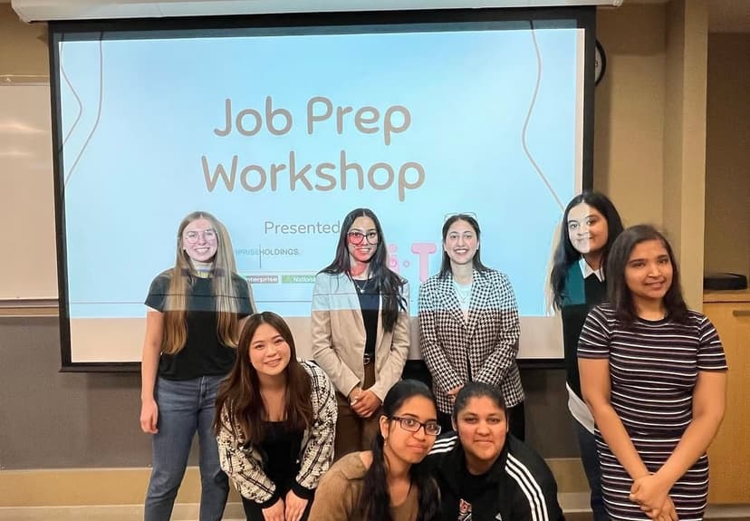 Hosted Job Prep Workshop for junior students in Tech